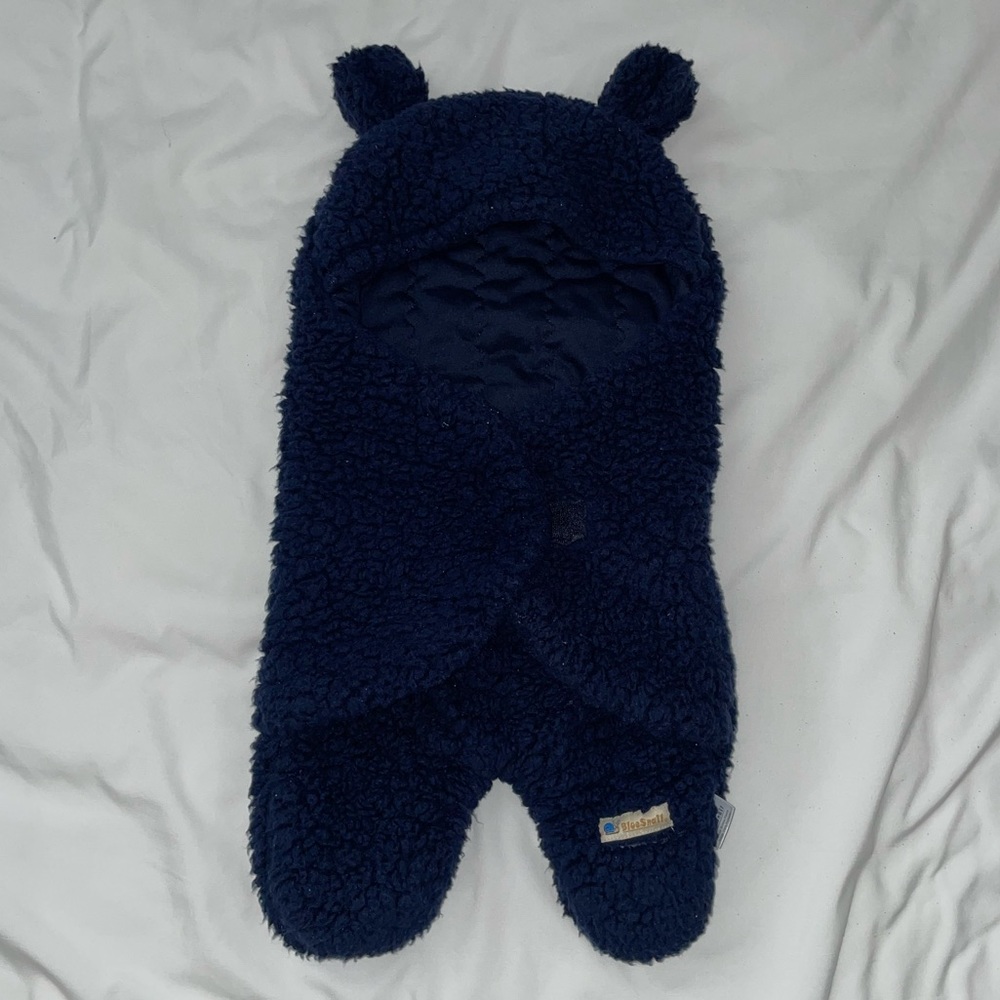 BRAND NEW BlueSnail Newborn Receiving Blanket Baby Sleeping Wrap Swaddle (Navy)